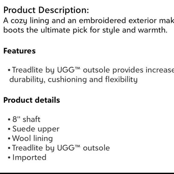 UGG® Beachwood & Goldtone Burst Classic
Short Suede Boot - Picture 11 of 11